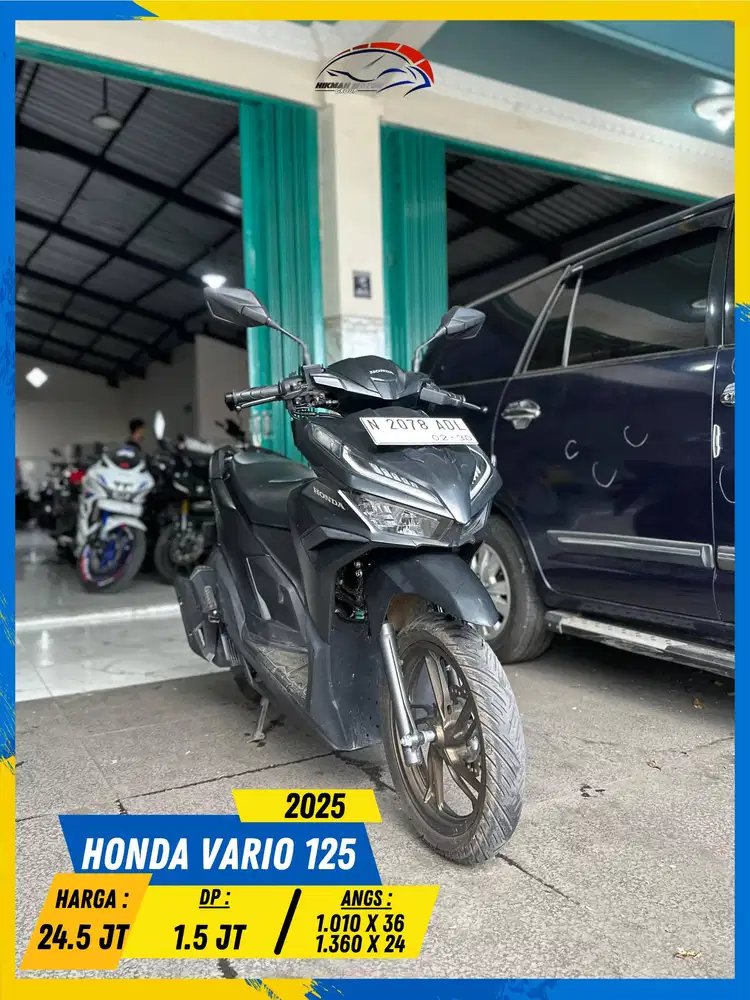 HONDA VARIO 125 2025 MULUS NO MINUS BOSKUU HIKMAH MOTOR KEPUH
