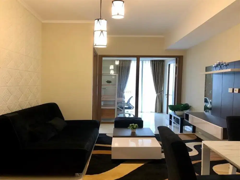 1 Bedroom Full Furnish Taman Anggrek Residences – Interior Modern Elegant, Akses Langsung Mall TA