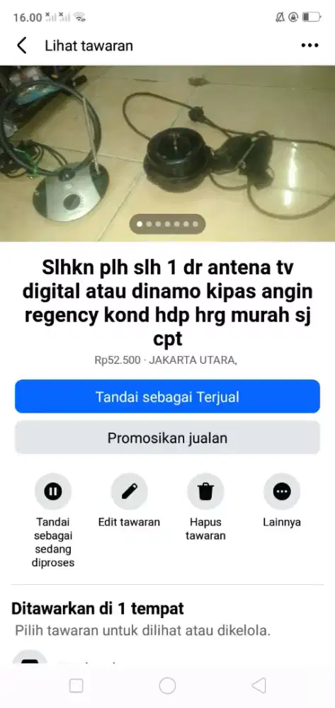 Slhkn plh slh 1 dr dinamo kipas angin regency atau sblh nya murah sj