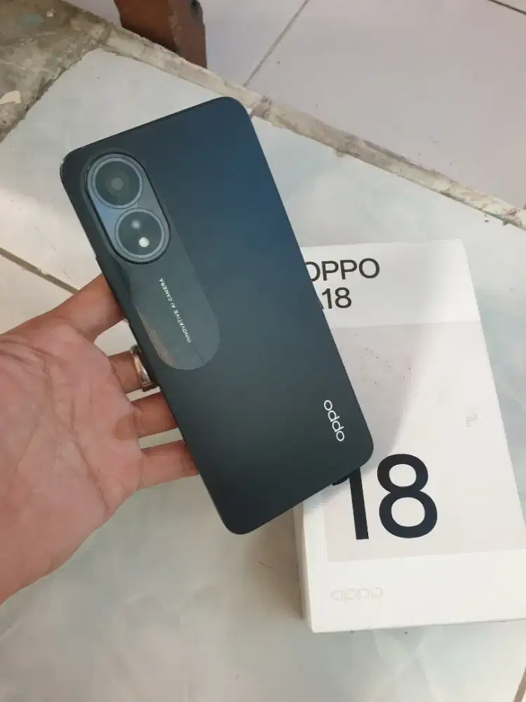 Oppo A18 Ram 8(4+4)/128GB Nominus segel lengkap mulus Resmi indo