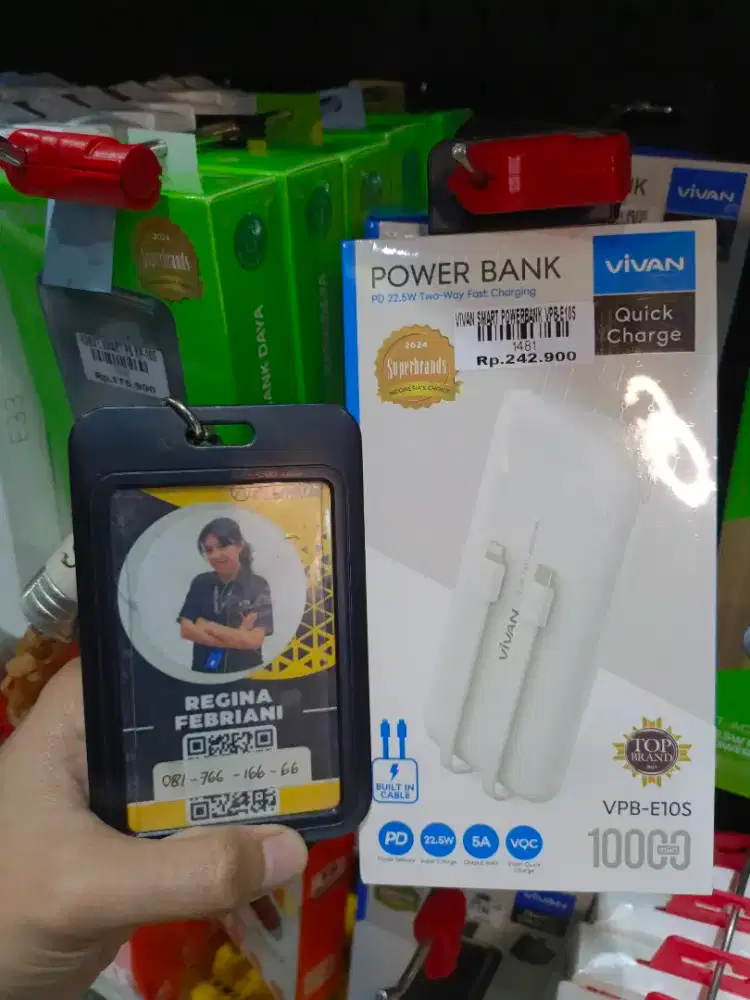 VIVAN SMART POWERBANK VPB-E10S | ATLANTIS DAHSYAT
