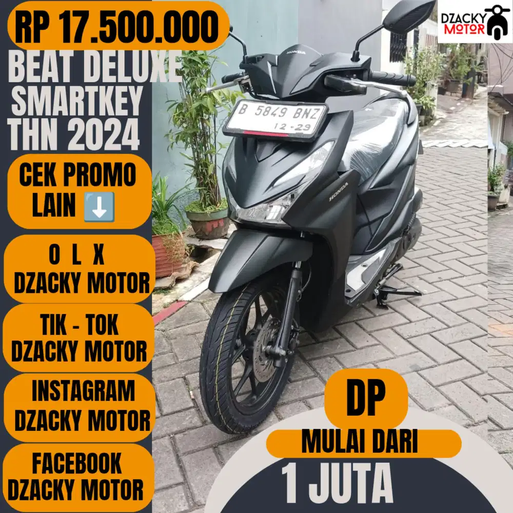 BEAT DELUXE SMARTKEY 2024 SECOND LIKE NEW