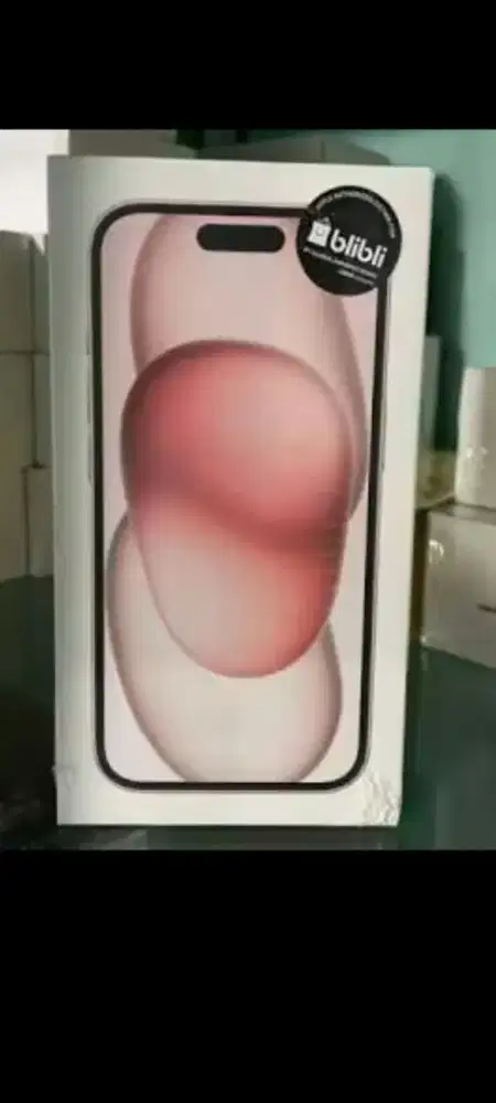 iPhone 15 pink BNIB garansi resmi tAm ibox GDN blibli