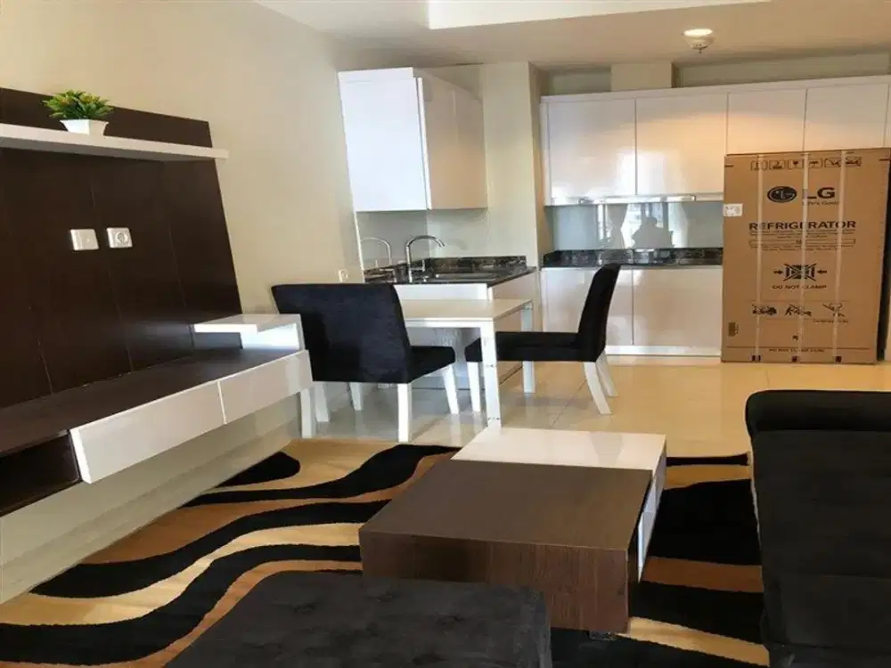 1BR Taman Anggrek Residences – Modern Contemporary Elegant, Pool View, Grogol Jakarta Barat