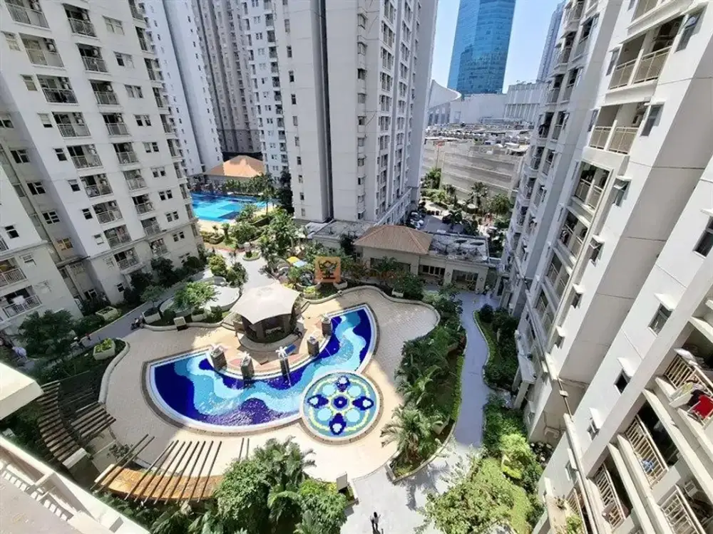 Disewakan 2br siap huni Apartemen Mediterania Garden Residence 2 fasilitas lengkap selangkah ke central park mall