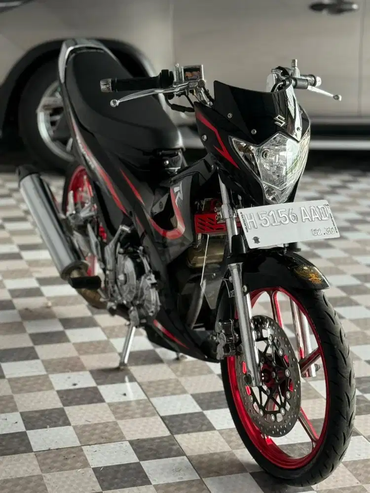 Satria fu 2015 plat h modif ganteng