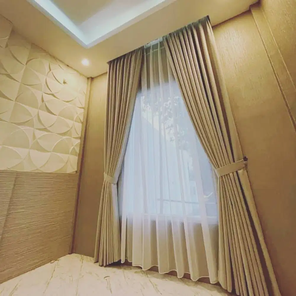 Pasang Gorden Blackout Pasang Skat Klinik Hordeng Pintu Gordyn Vitrase