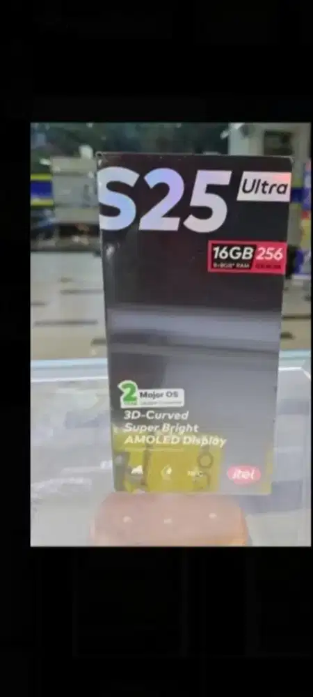 Itel S25 ultra 256gb ram 8gb layar lengkung dan8/128 garansi resmi
