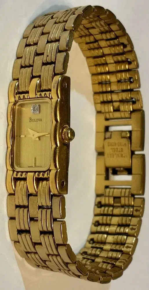 Bulova Swiss Ladies Gold Tone Watch