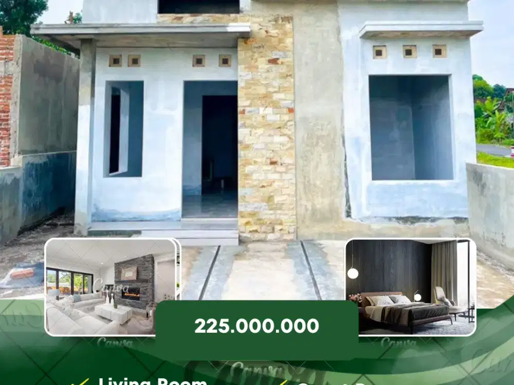 Rumah Murah Dekat Jogja, 225 Juta Sudah SHM!