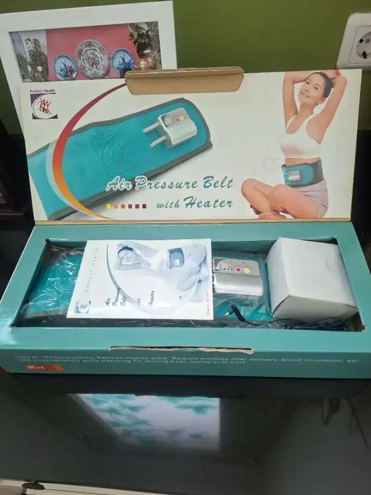 Air pressure belt with heater