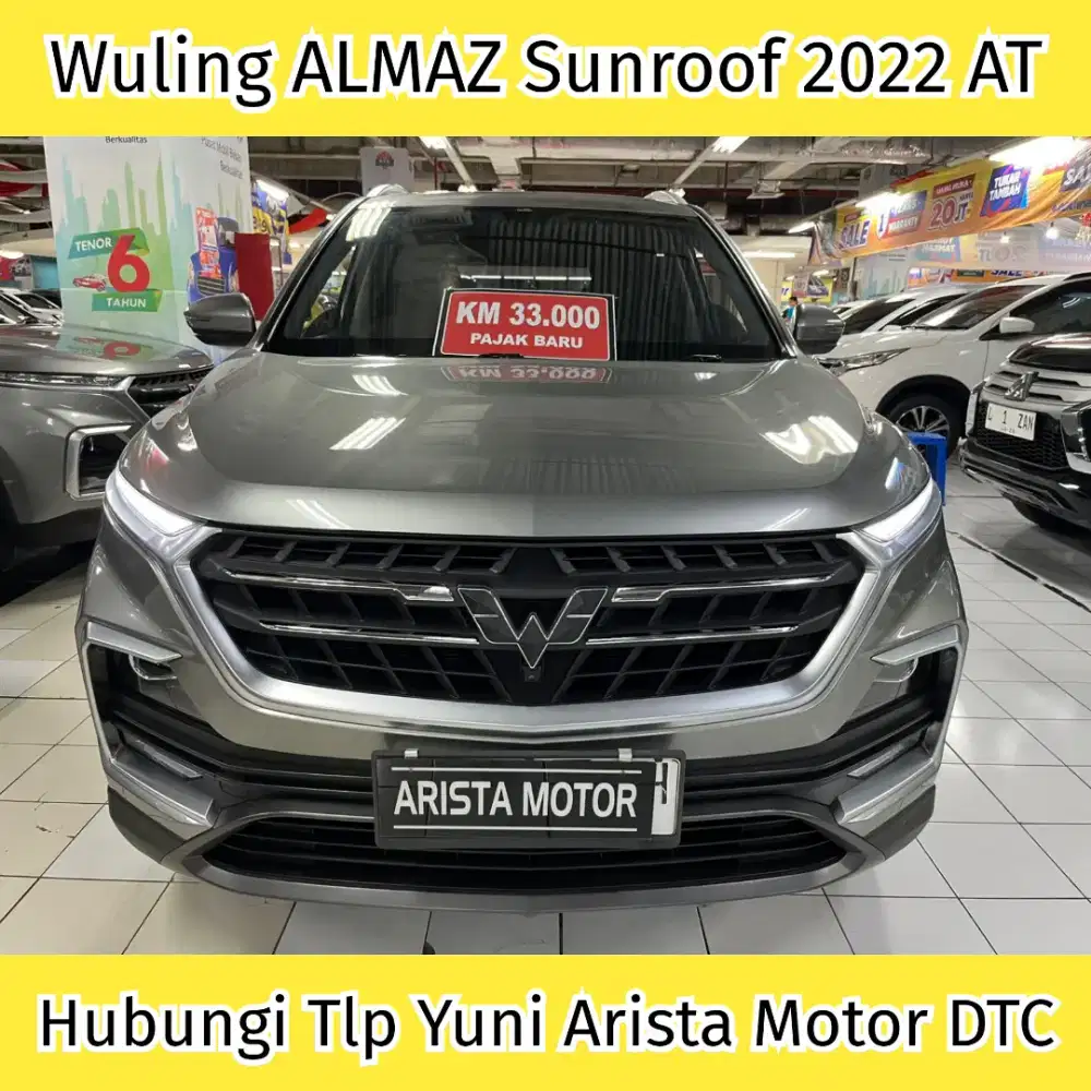 Wuling ALMAZ Exclusive 2022 Matic KM33RB PjkBaru TGN1 Sunroof Mewah