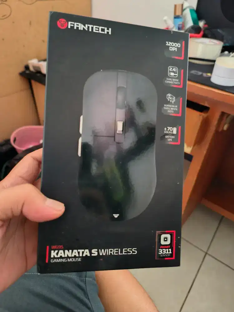 Mouse Gaming Fantech Wireless Pixart sensor