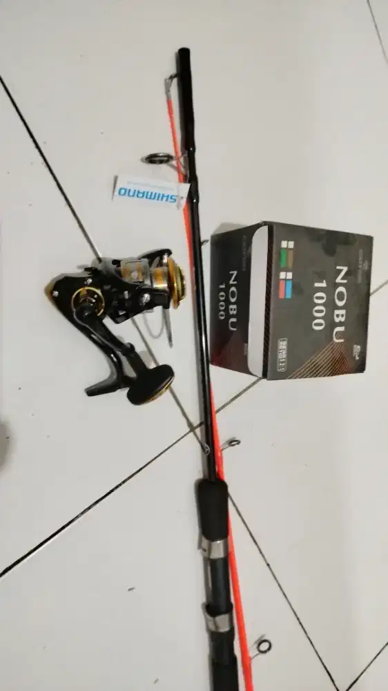 Satu set alat pancing