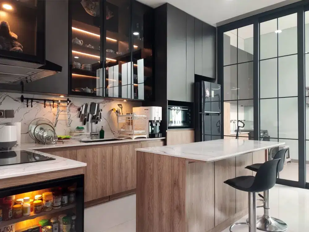 Rumah Bonus Showroom The Savia Visana BSD Furnished Mewah by Interior Designer