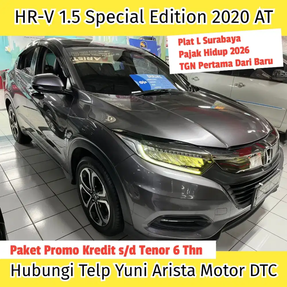 HR-V 1.5 Special Edition 2020 Matic PlatL TGN1 PjkBaru Siap Pakai