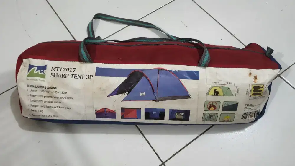 Dijual tenda lancip 3 orang
