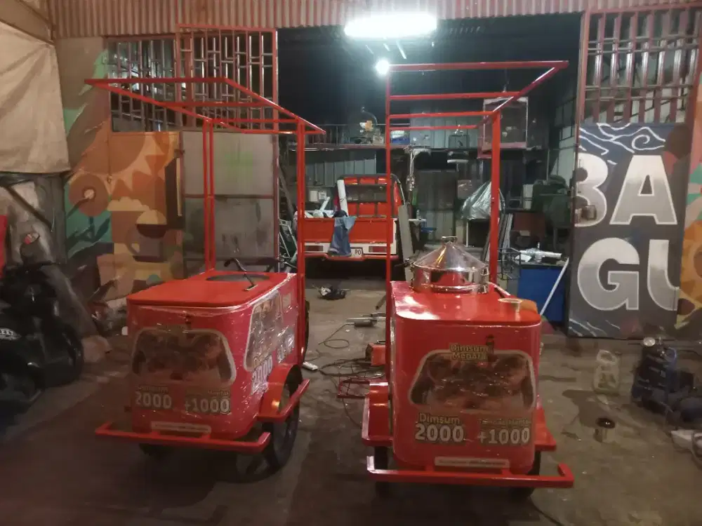 Gerobak sepeda gowes dhimsum