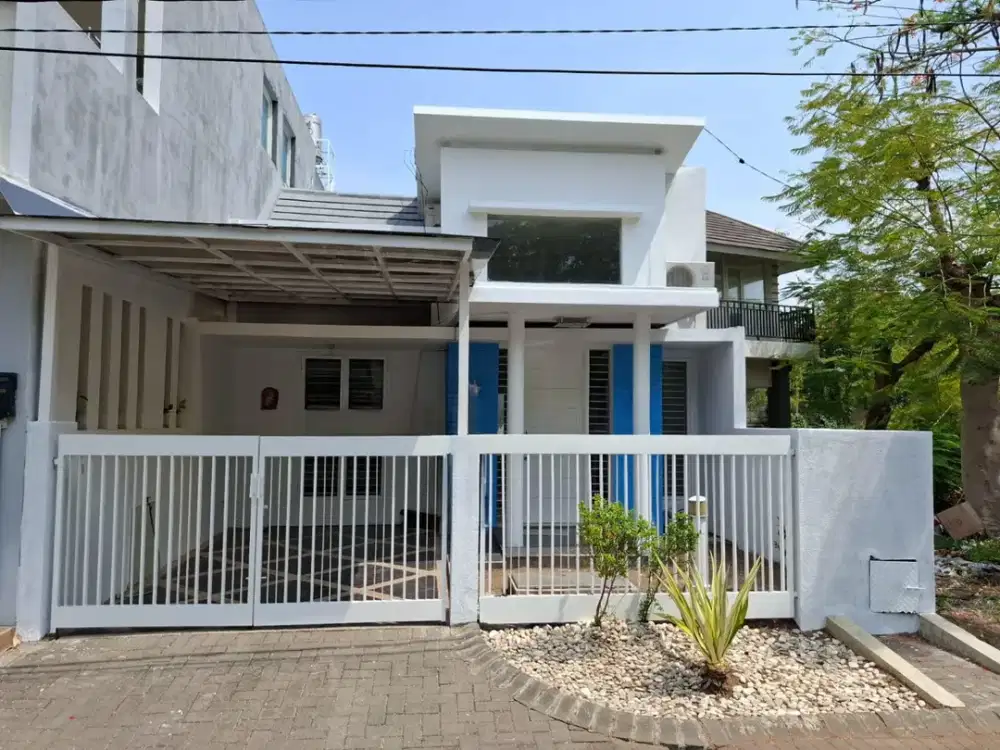 Rumah Minimalis Full Furnish Pantai Mentari Dekat Pakuwon City