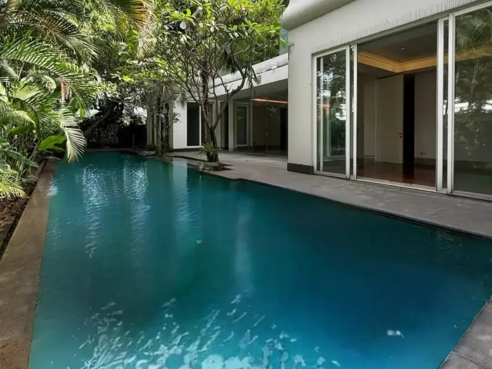 Jual Rumah Mewah Kebayoran Baru 805m2 Gaya Bali Eksklusif Bebas Banjir