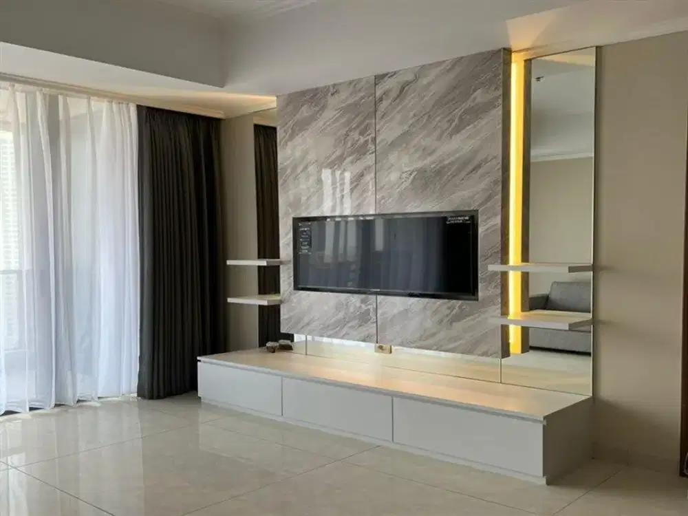 Siap Huni! 2 Bedroom Luas 99m² Taman Anggrek Residences – Elegant Minimalist | Direct Mall Access