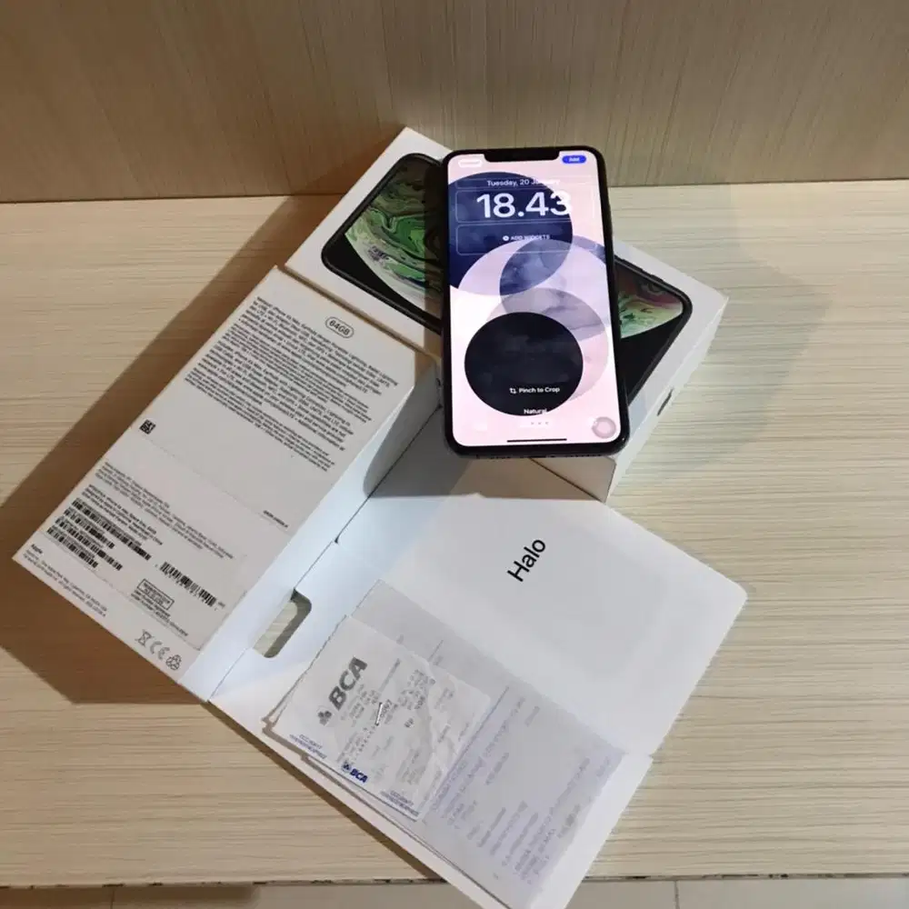 Iphone XS Max ibox PA/A + nota ibox asli Lengkap
