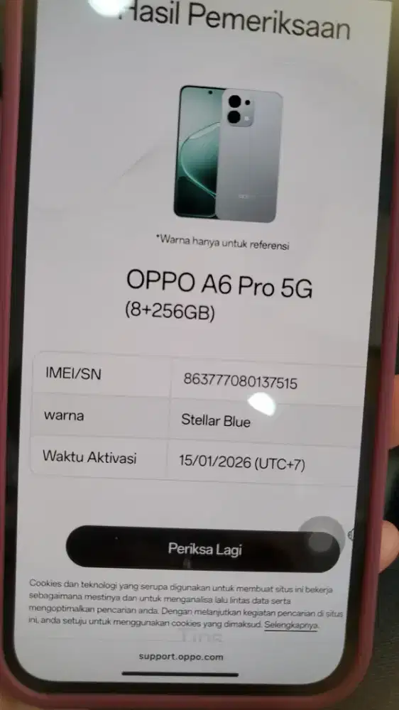 Oppo A6pro 5G 8/256 pemakian baru 1 minggu