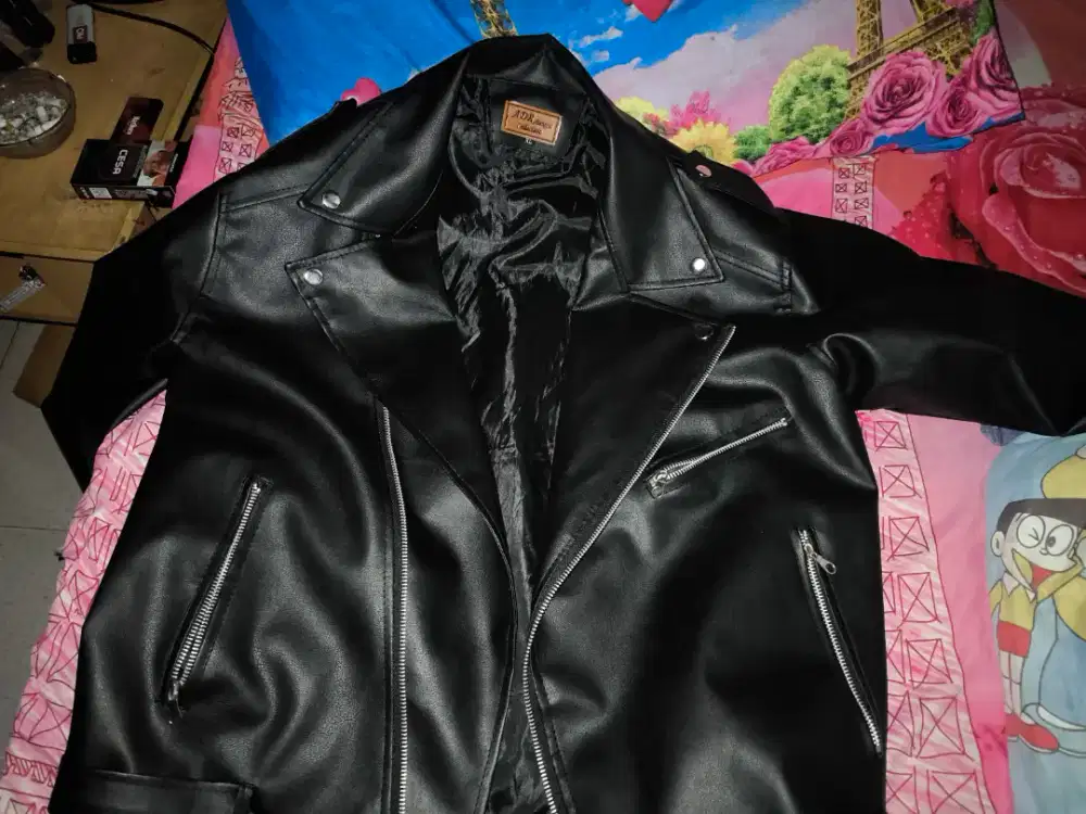 jaket kulit pria