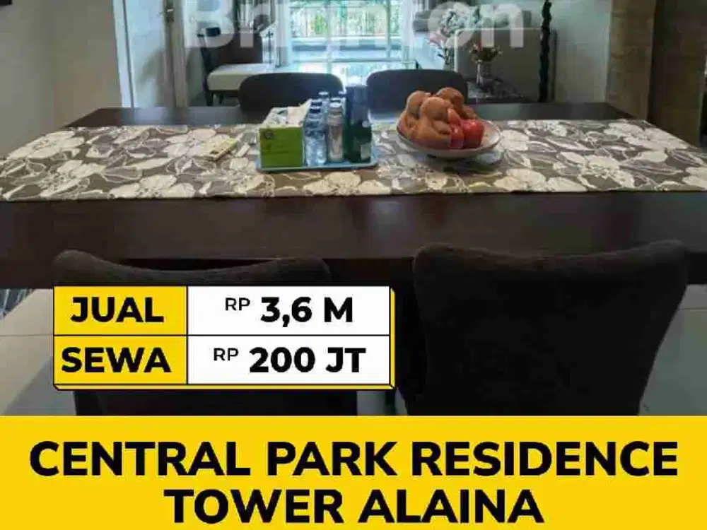 APARTMENT CENTRAL PARK TOWER ALAIAN FULL FURNISH HADAP PULLMAN HOTEL, S. PARMAN, GROGOL JAKARTA