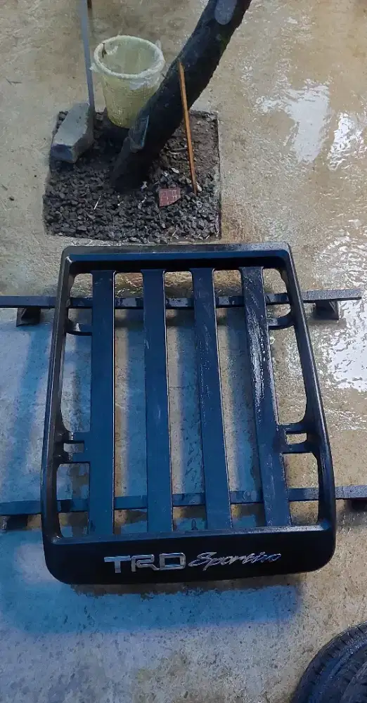 Dijual roofrack TRD Sportivo plastik ABS & crossbar jepit universal