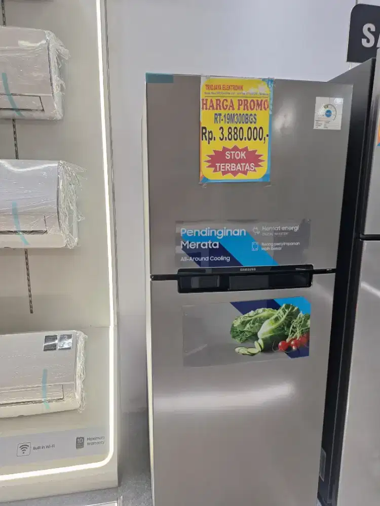 PROMO CICILAN KULKAS SAMSUNG 2 PINTU BUNGA 0% NO DP