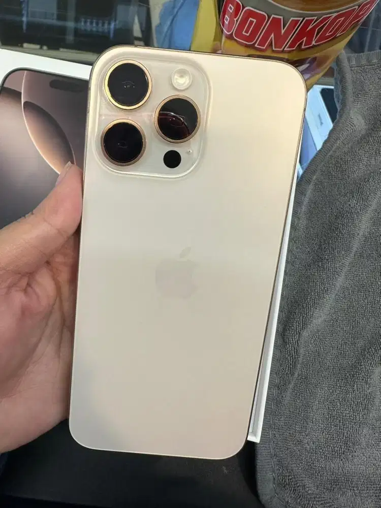 iPhone 16 Pro Max 256GB Desert T Garansi iBox 18/04/26 BH 100%