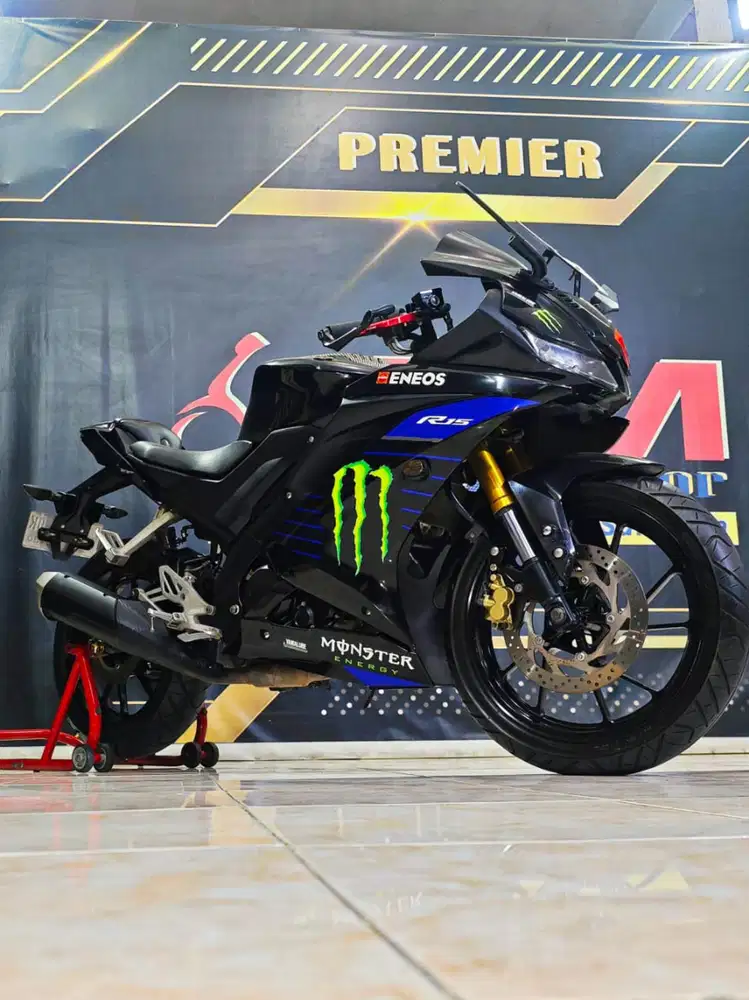 Yamaha All New R15 VVA V3 Monster energy Reg 2020 siap pakai