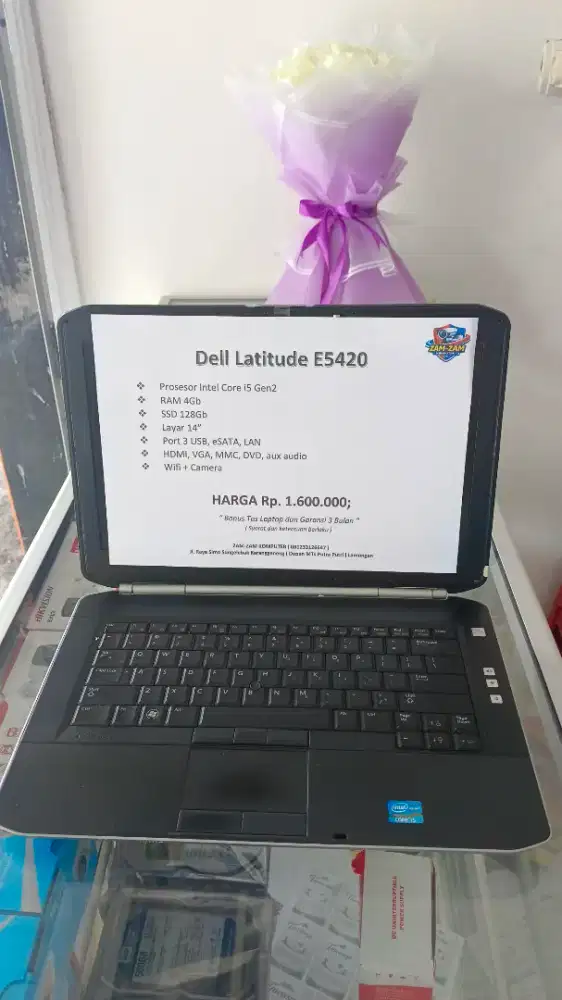 Laptop Dell Latitude 5420 Core i5 gen2
SSD 128/4Gb