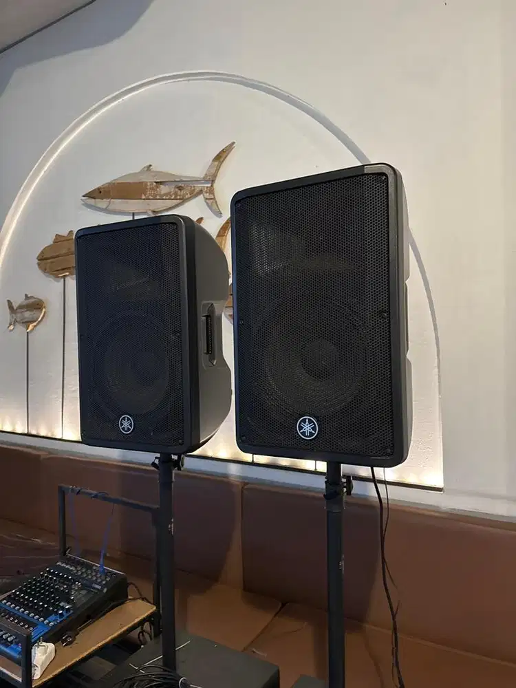 Jual cepat!! set yamaha audio DBR12