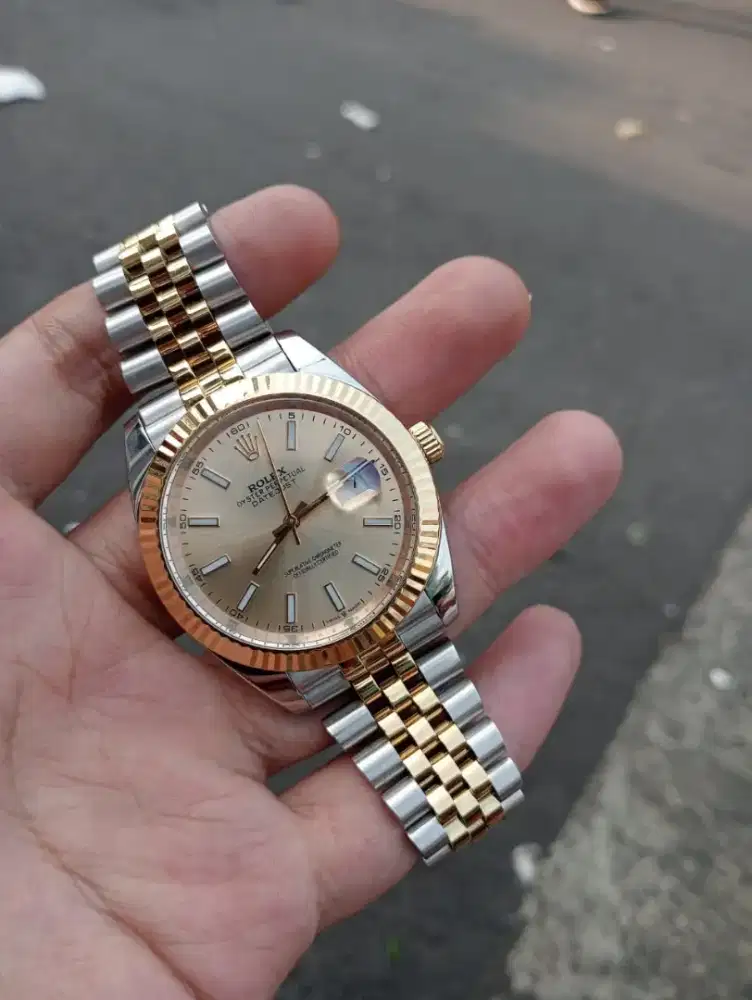 (WAJIB Transaksi Offline) Rlex 0yst3r P3rp3tual D4t3 Just 41mm Suisse