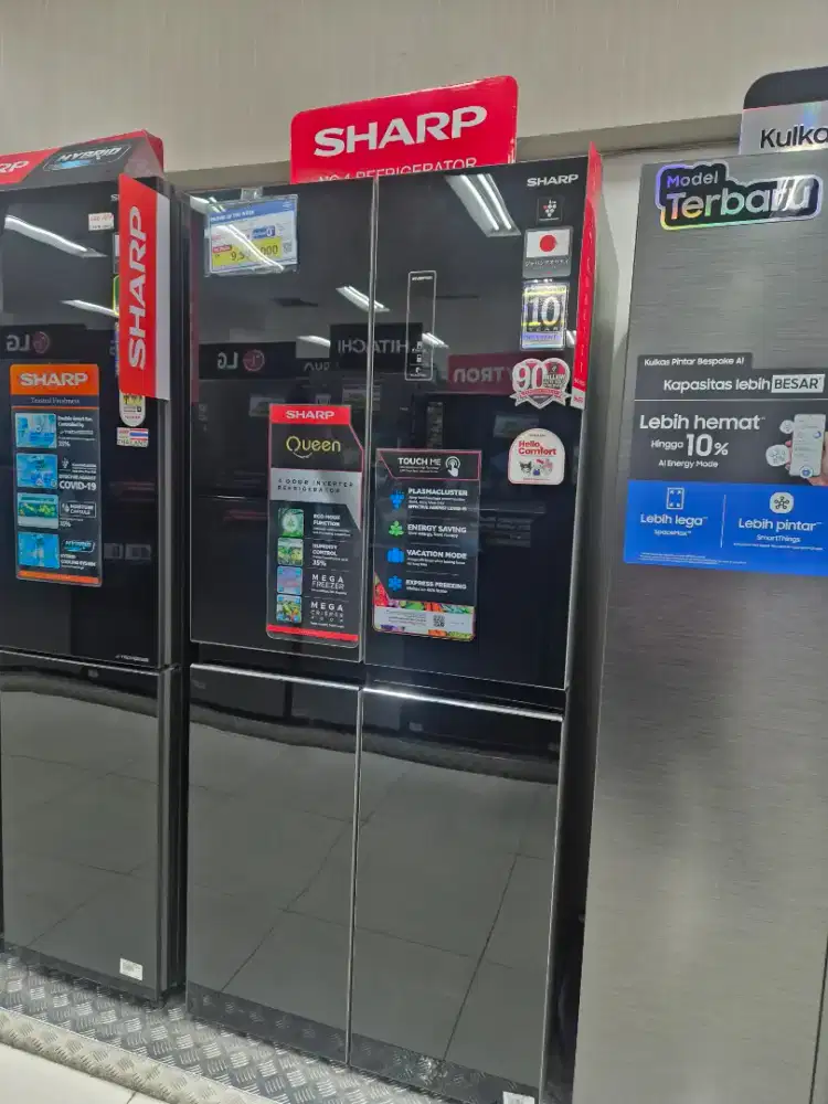 Kredit Kulkas 4Pintu Multidoor Bunga Rendah