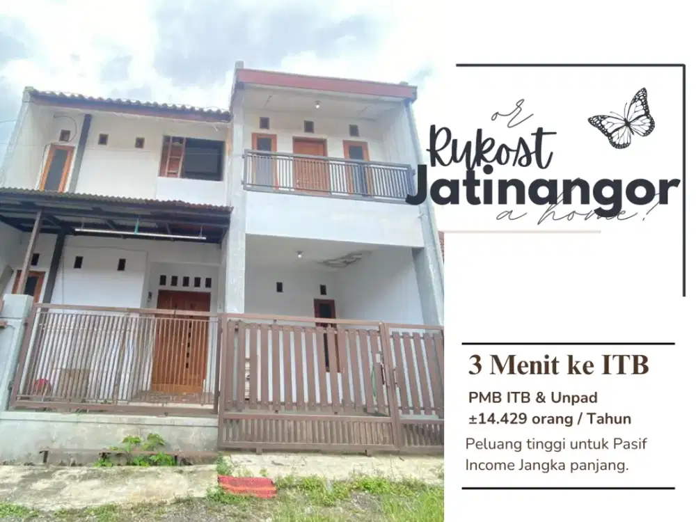 Kosan Jatinangor 3 Menit ke ITB | Lokasi Prime, Potensi Income Tinggi