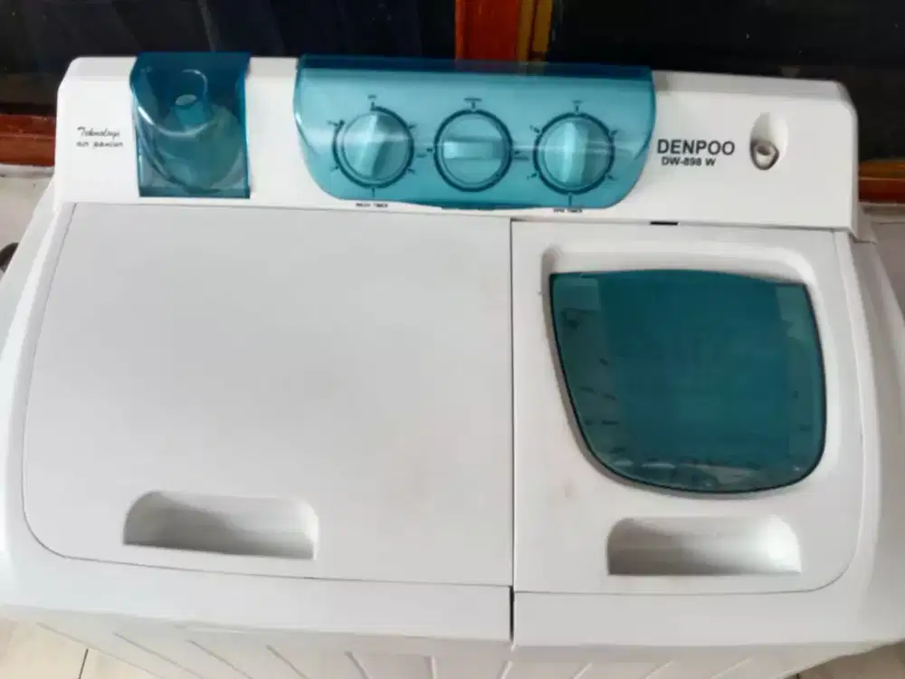 jual mesin cuci denpo 8kg,mesin halus,body mulus,orisinil,siap pakai