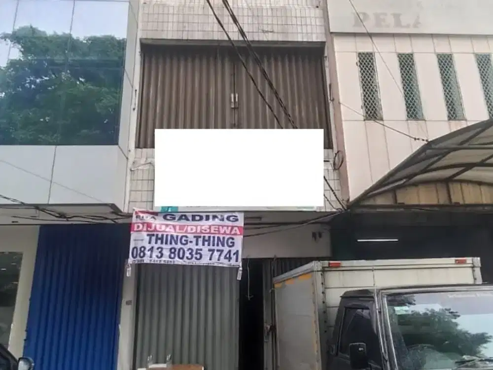 Ss.3632 - Murah !! Dijual/Disewa Ruko Siap Pakai 4x29,25 di Jl. Letjen Suprapto Kemayoran Hadap Selatan