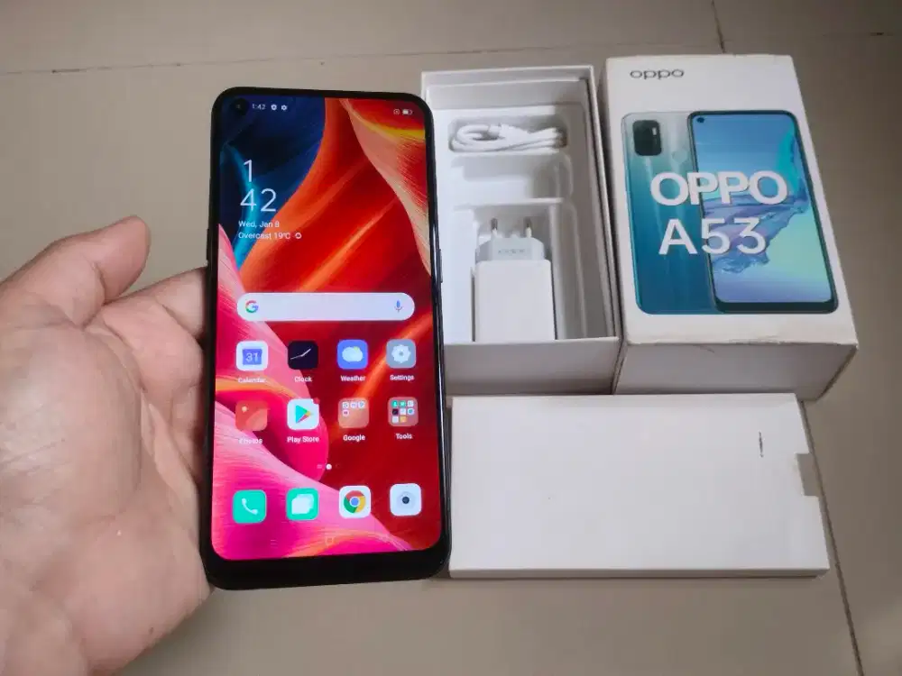 BU OPPO A53 RAM 8GB / 256GB 4G Duos 6.5in Fingerprint Batre 5000Mah