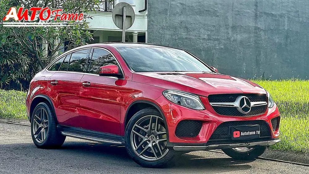 Mercedes Benz GLE400 Coupe AMG NIK 2019 Red On Black Full Spec Tgn 1 D