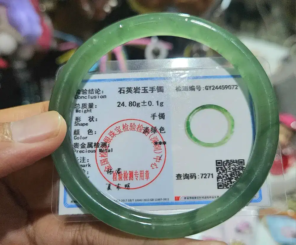 GIOK BANGLE BERSERTIFIKAT