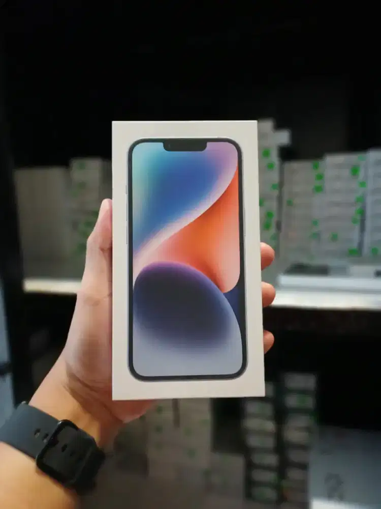 iPhone 14 128 Blue NEW SEGEL GARANSI RESMI iBox