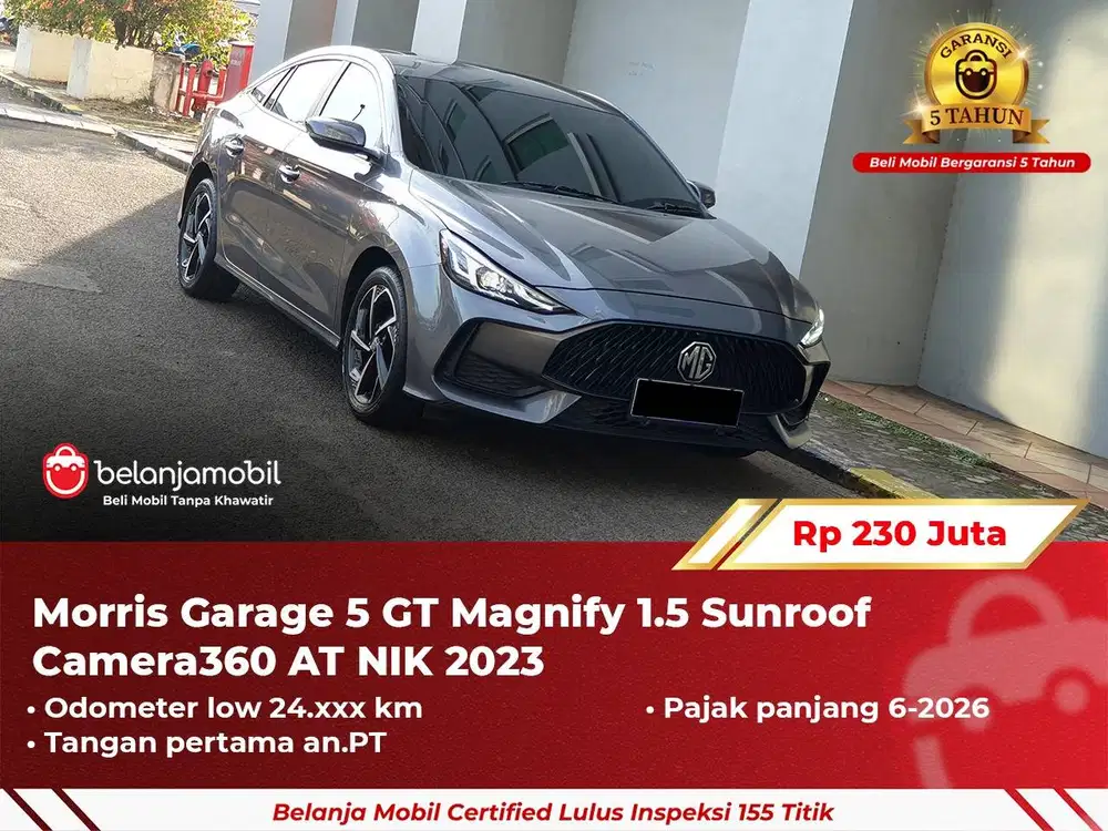 [ GARANSI 5TH ] MG Morris Garage 5 GT 5GT Magnify Sunroof 2023 2024