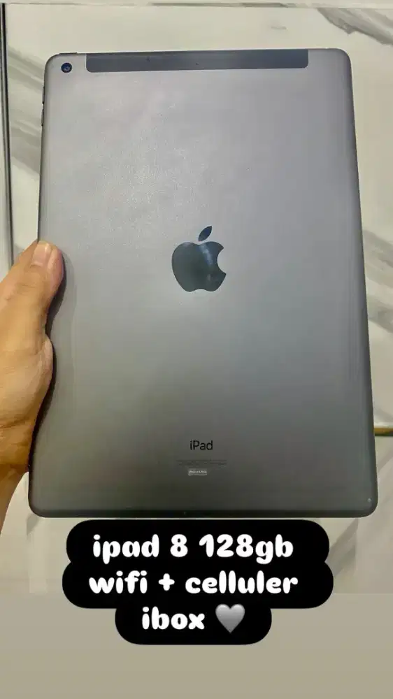 Ipad 8 128gb ( cellular+wifi) ibox
