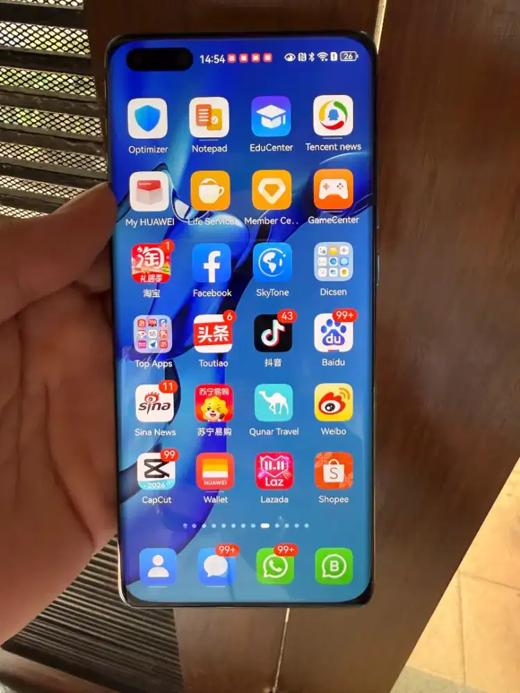 Huawei p 40 pro tinggal pakai minus pemakaian normal 100%