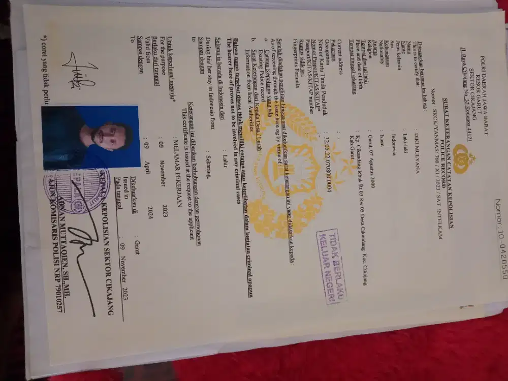 Cari pekerjaan modal KTP dan ijazah SMA