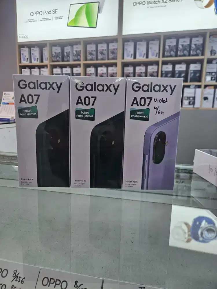Samsung A07 4/64 free adaptor ready di alvajaya