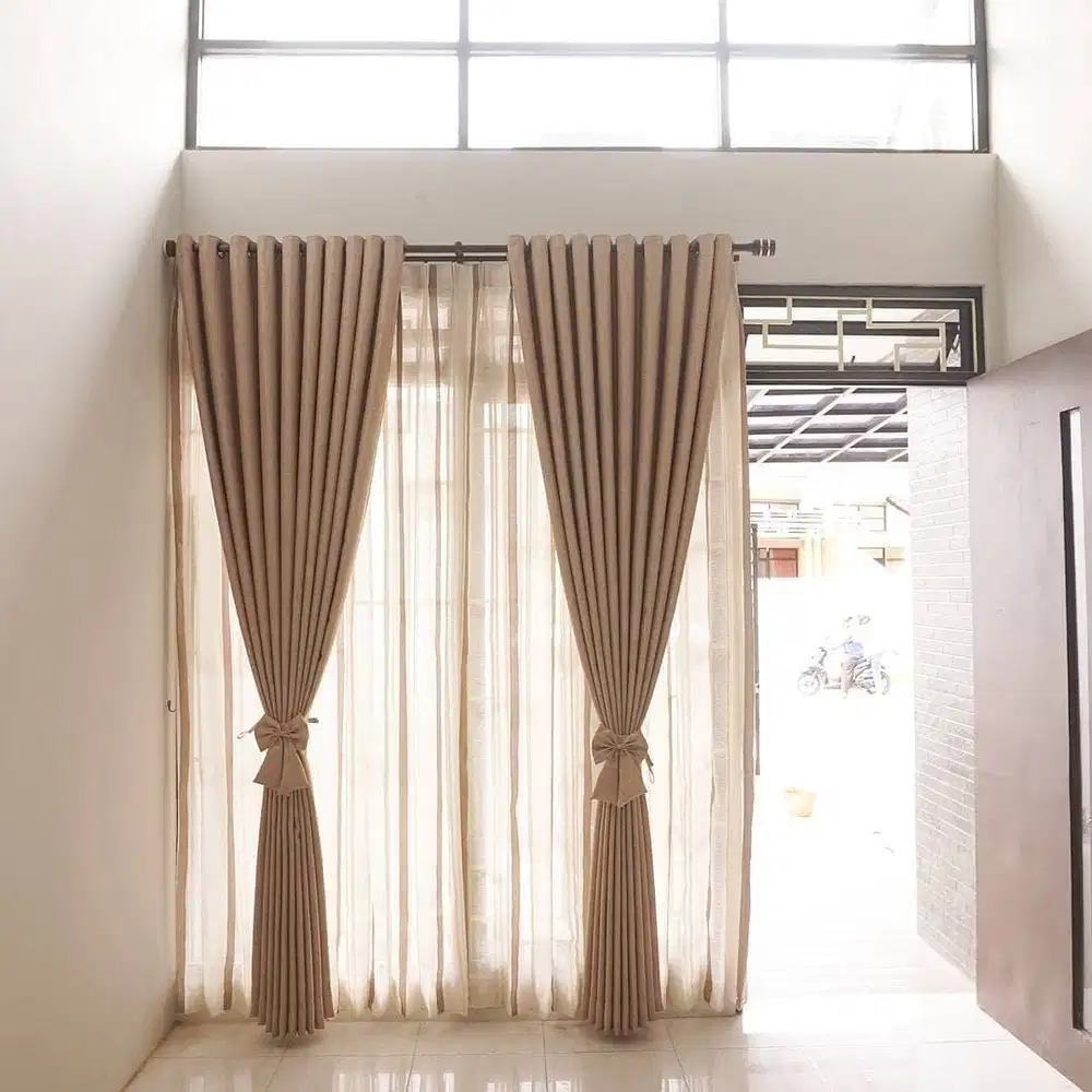 Ready Gorden Jendela Terbaru Minimalis Mewah Murah Gordyn Hordeng